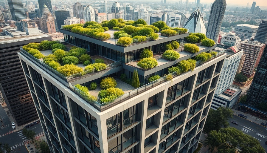Ragon Institute Cambridge building with green rooftop and city skyline.