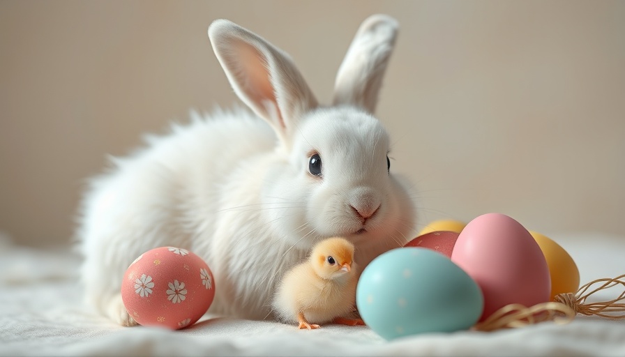 Adorable animals with Easter eggs at Easter events in Charlotte 2025.