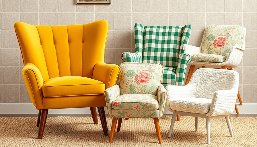 Eclectic comfy accent chairs with vibrant designs