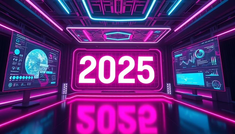 Futuristic Vectorworks 2025 update display with design tools.