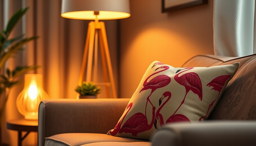 Cozy living room with warm lighting tips for any room.