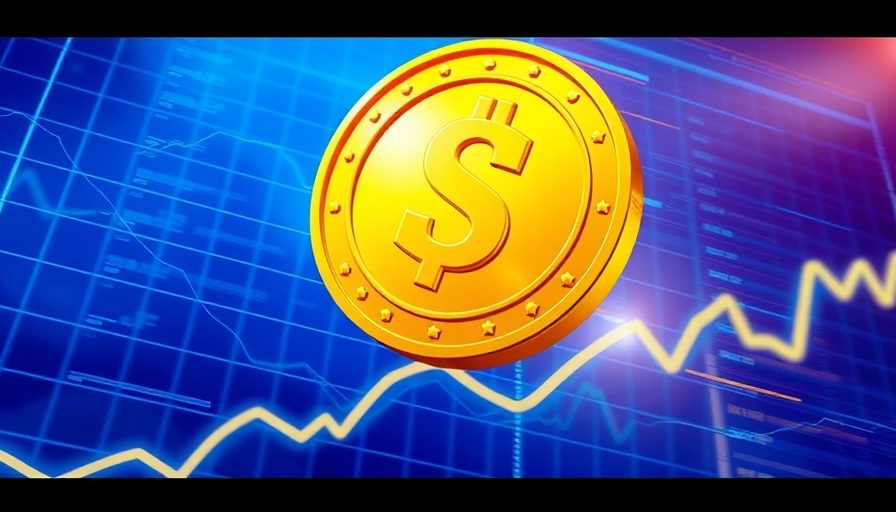 Gold Prices Breaking Records: Coin soaring upward on graph