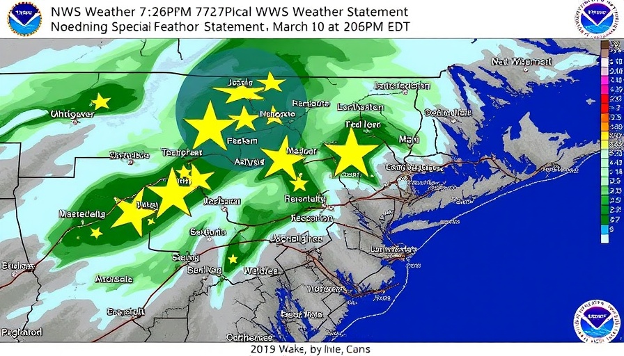 Special Weather Statement issued March 20 at 7:26PM EDT by NWS Wakefield VA