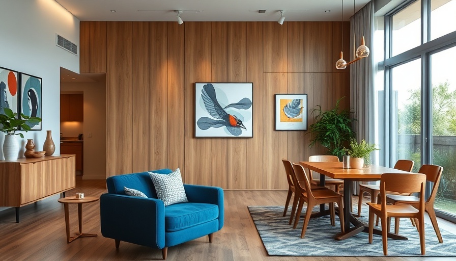 Greenwich Village pied-à-terre renovation in modern mid-century style.