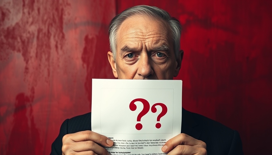 Man puzzled by student loan management transfer document.