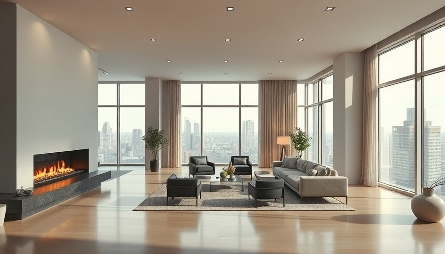 Modern living room design with decorating mistakes making room appear smaller.