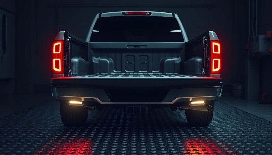 Modern pickup truck floor with BedBoss feature.