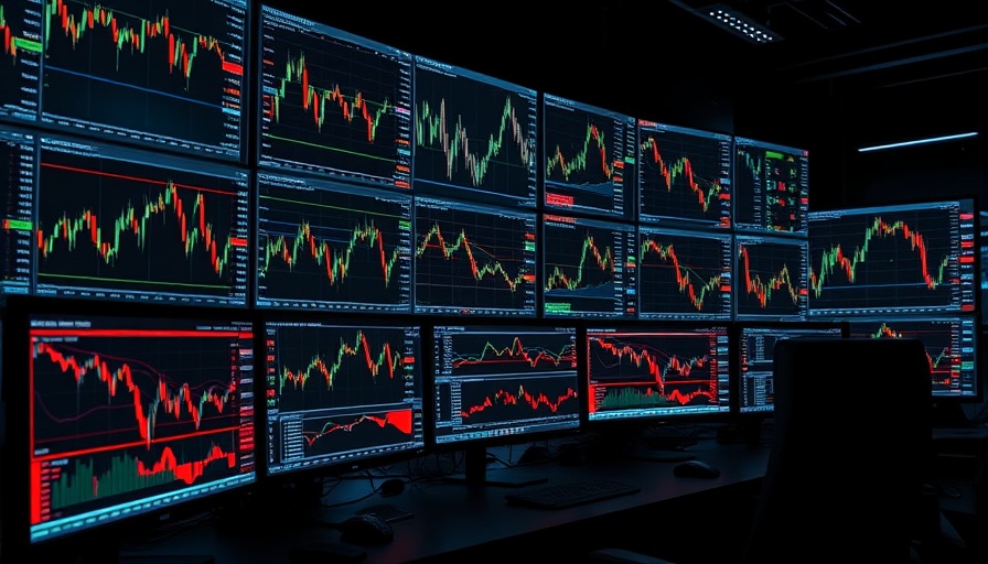 Complex financial charts on screens in a trading room, illustrating why investors may want to increase exposure to bonds.