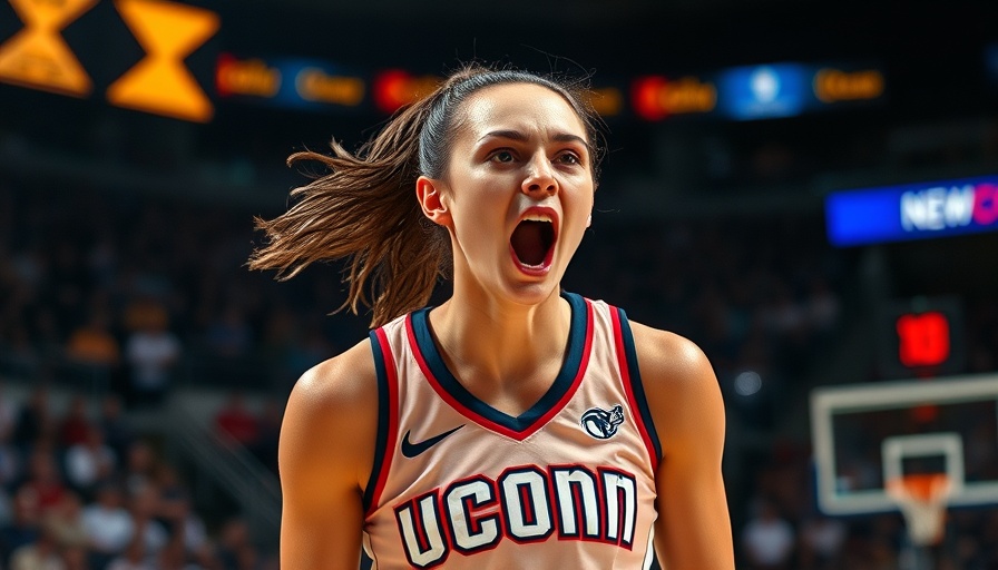 Intense moment during Women's NCAA Tournament March Madness game
