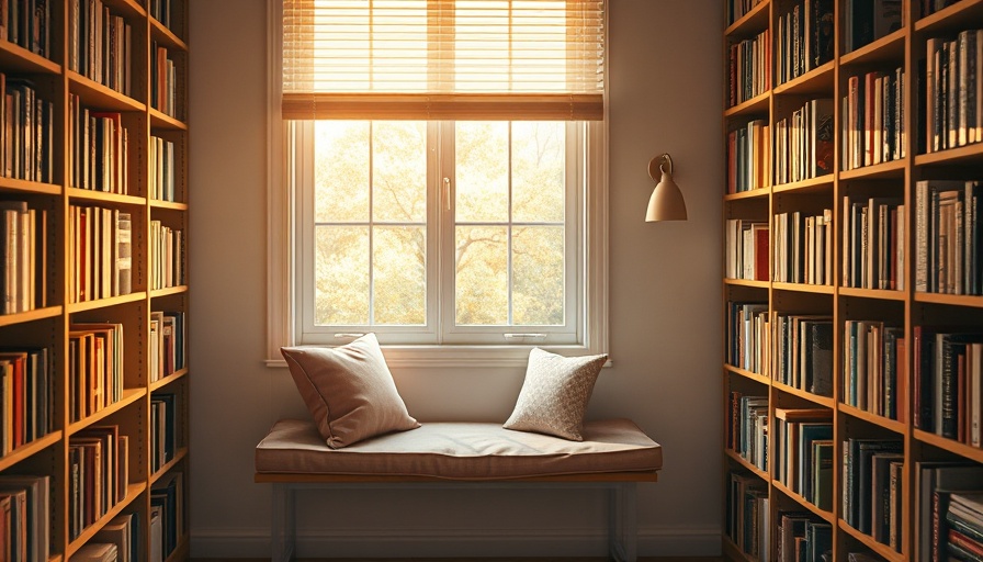 Cozy reading nook to catify your home with books and cushion.