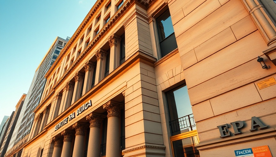 EPA building facade with prominent signage, North Carolina job cuts