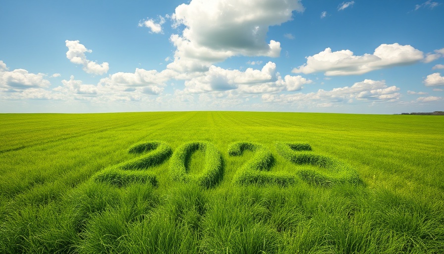 Lush field with 2025 cut in grass, symbolizing commercial landscaping optimism.