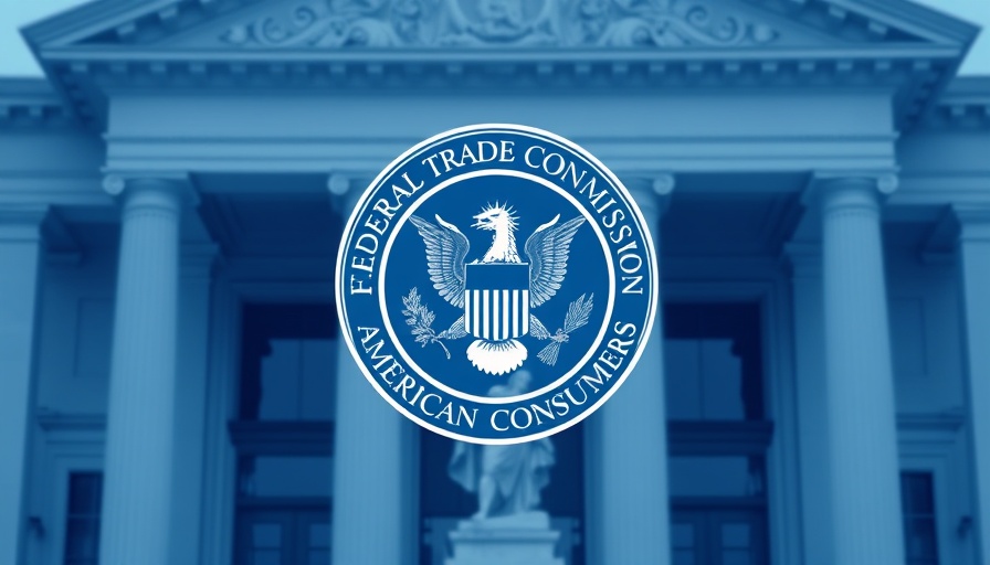 FTC logo emphasizing consumer protection, related to attention economy and big tech exploitation.