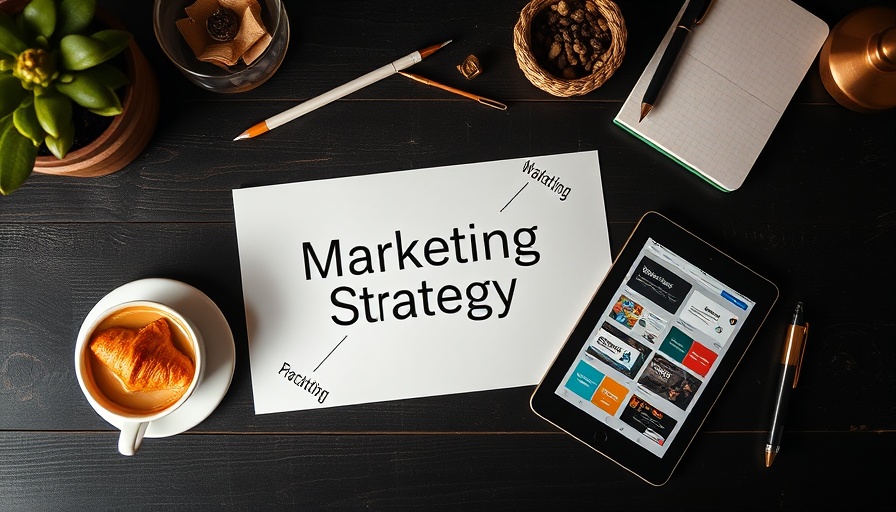 Creative workspace for commercial landscape marketing strategies.