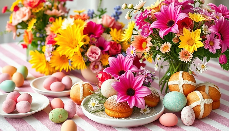 Festive Easter table decor ideas with vibrant floral settings.