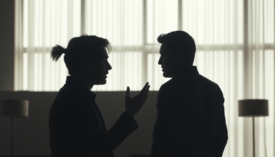 Signs of manipulation in business illustrated by silhouetted dispute.