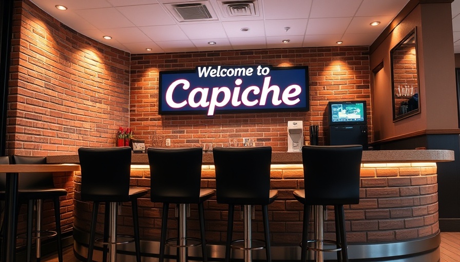 Modern diner renovations in Albany featuring brick design and sleek furniture.