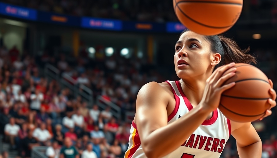 UConn women's basketball player taking a key shot, national championship context.