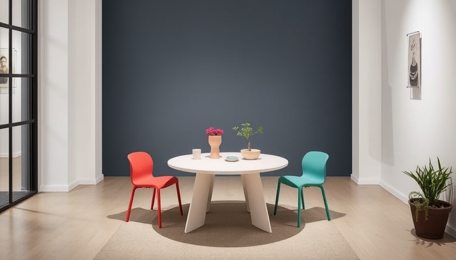 Nami table by E-ggs for Miniforms among nine new products on Dezeen Showroom