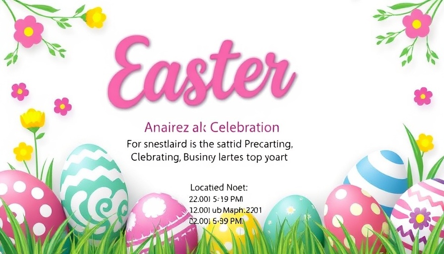 Colorful Easter celebrations flyer at Compare Foods Charlotte with event details.