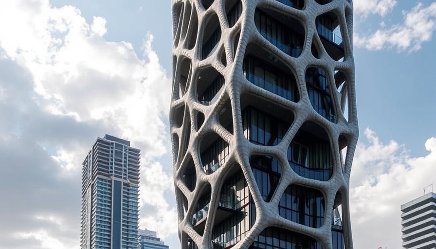 Concrete exoskeleton wraps skyscraper in Brazil by Triptyque and Architects Office