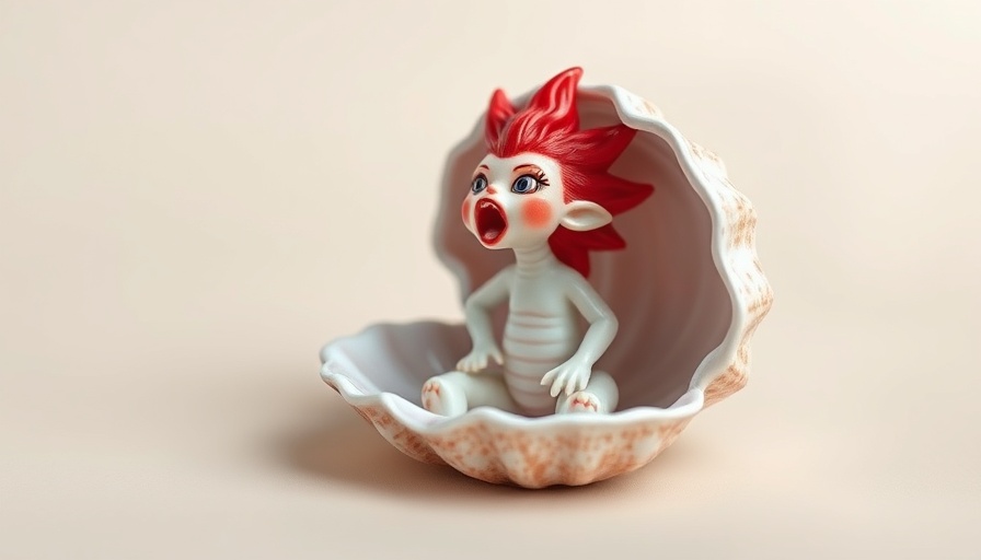Met's Monstrous Beauty Exhibition Chinoiserie ceramic hybrid figurine.
