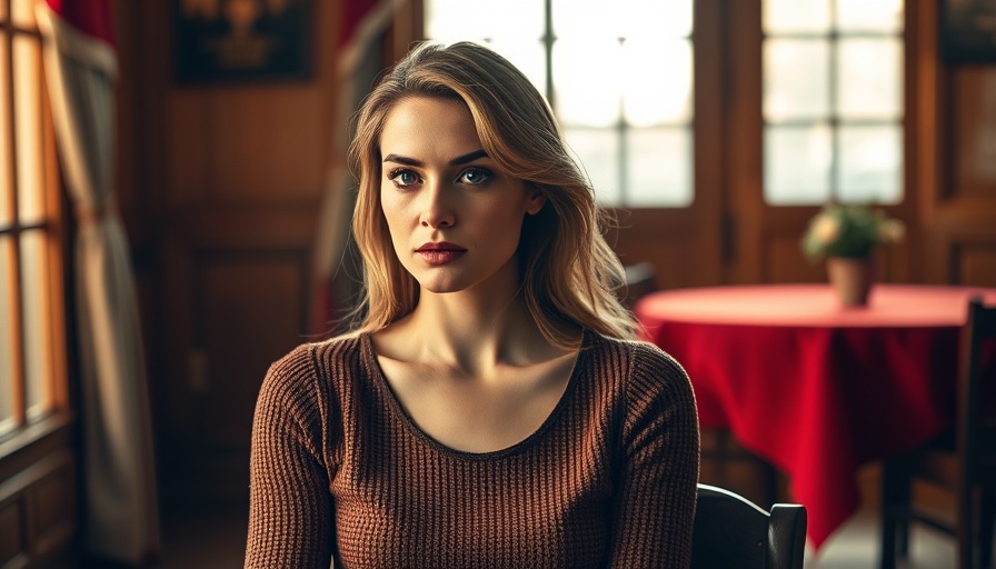 Stylish woman seated in warm room with Sarah Espeute's Designs inspiration.
