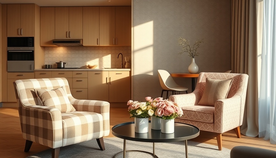 Modern apartment transformation design with cozy armchairs.