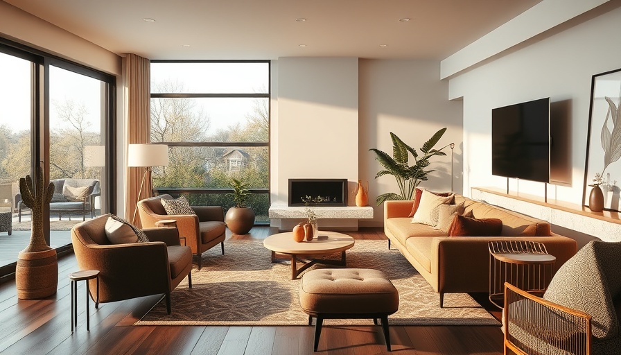 Stylish modern living room showcasing unique interior design rules to break.