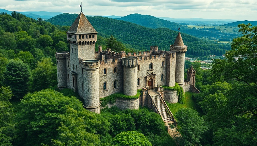 Vanderpump Villa Castello Rosato, surrounded by lush greenery and rolling hills.
