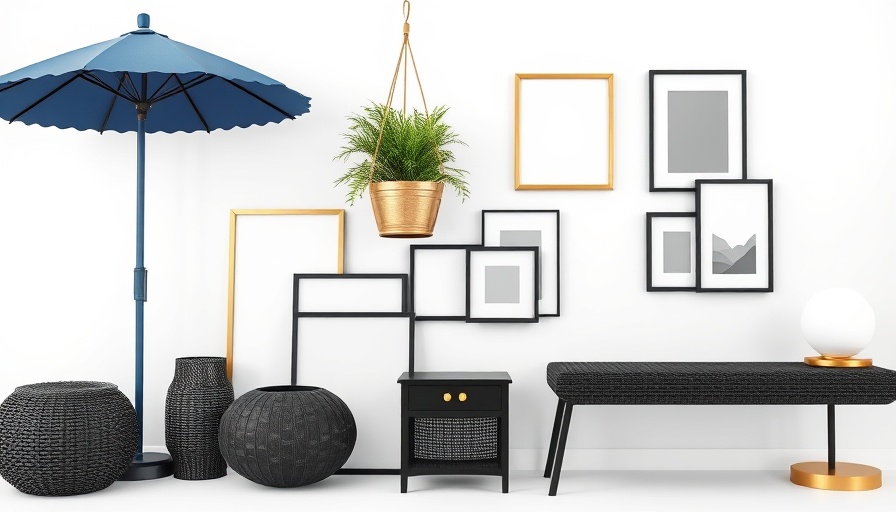 Wayfair Way Day Deals decor items including umbrella, planter, and more.