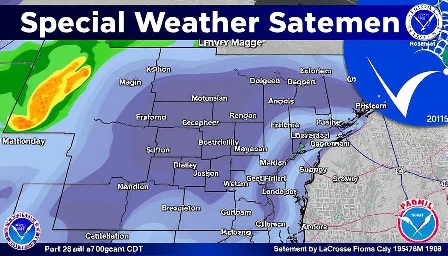 Special Weather Statement issued April 28 at 9:36AM CDT by NWS La Crosse WI