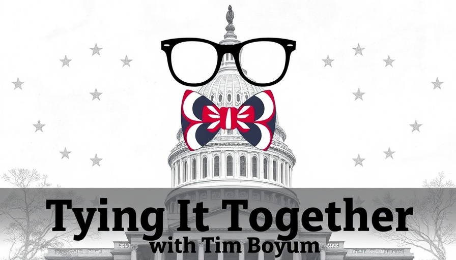 Podcast artwork for 'Tying It Together with Tim Boyum' poster.