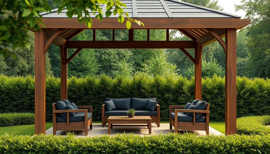 Elegant outdoor gazebo at Costco Gazebo Sale.