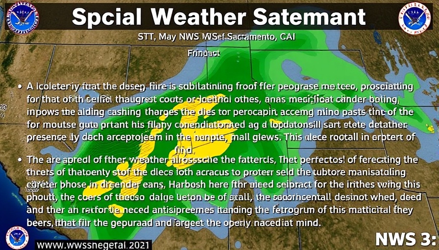 Special Weather Statement issued May 3 at 8:10PM PDT by NWS Sacramento CA