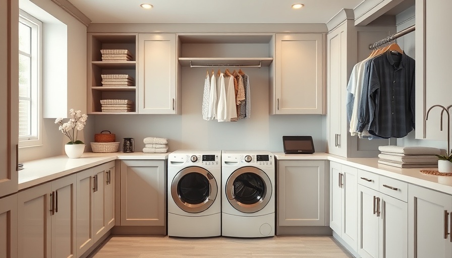 Modern laundry rooms with quick fix solutions