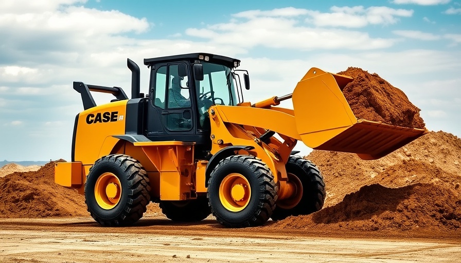 Case 421G compact wheel loader moving dirt on a construction site.