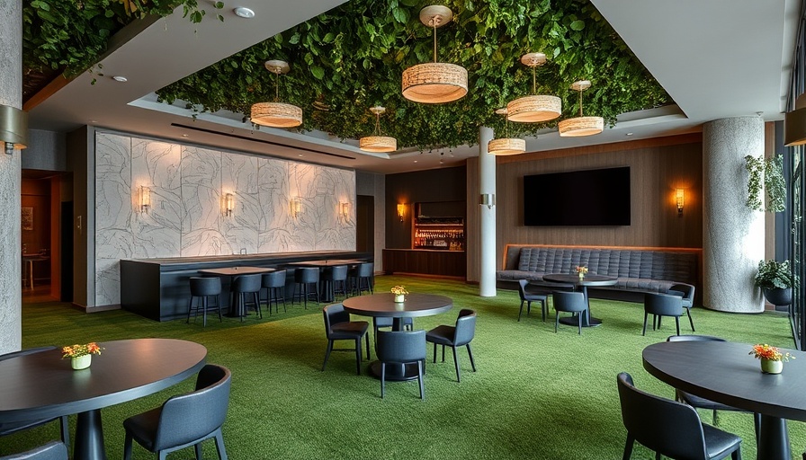 Ivy Studio references golf materials and textures in Montreal club
