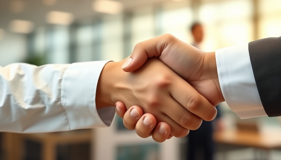 Ares Private Equity Acquisition deal handshake, close-up.