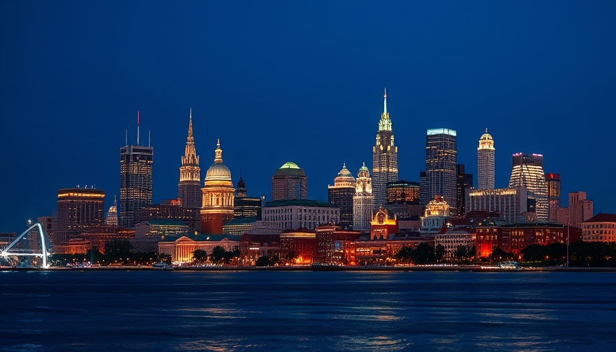 Cleveland skyline illustrating cost of living perspective.