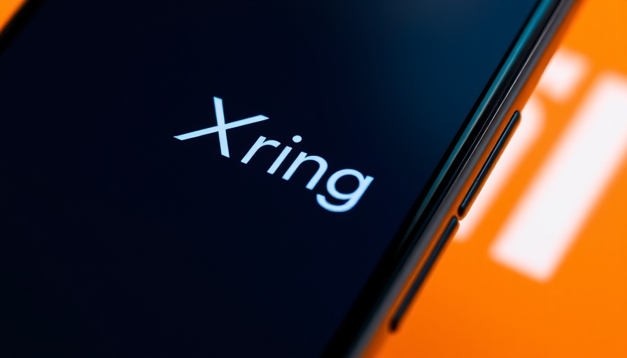 Xiaomi Xring O1 chip display on smartphone screen.