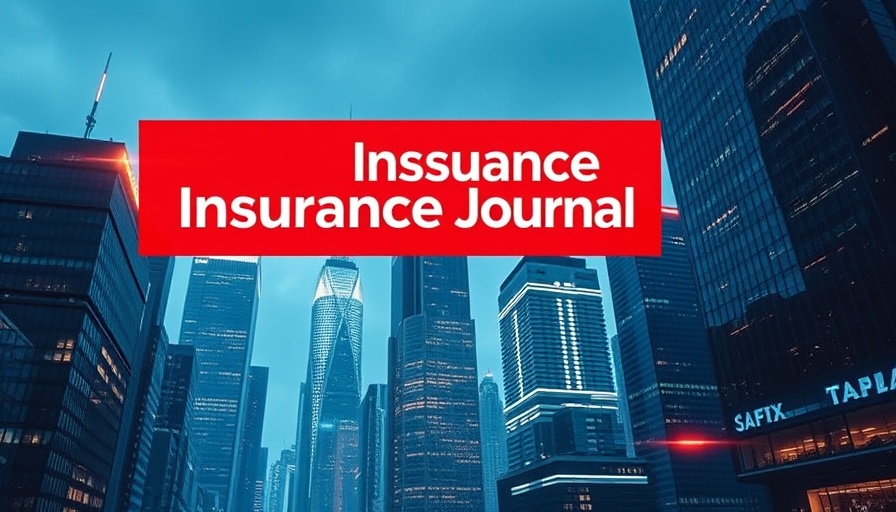 COVU Acquires Uno Insurance Services: digital cityscape with Insurance Journal logo.