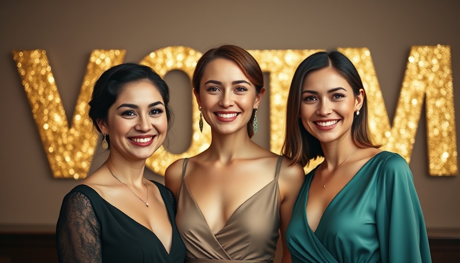 Three women at Sirens Netflix event.
