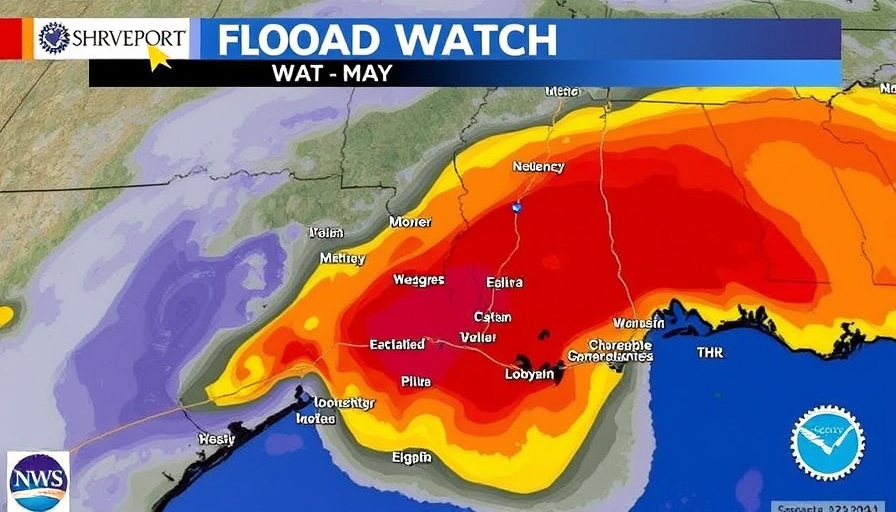 Flood Watch issued May 25 at 9:18PM CDT until May 27 at 7:00AM CDT by NWS Shreveport LA