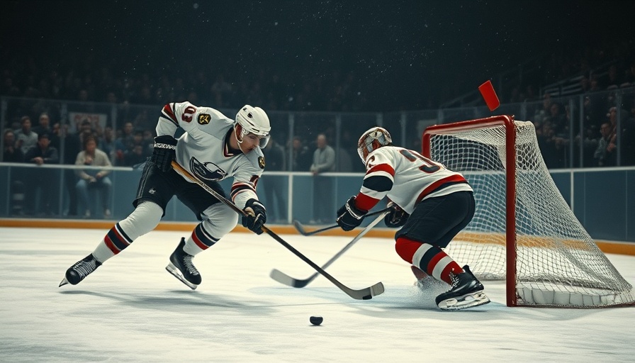 Vintage ice hockey game showcasing dynamic play that reflects business intangibles.