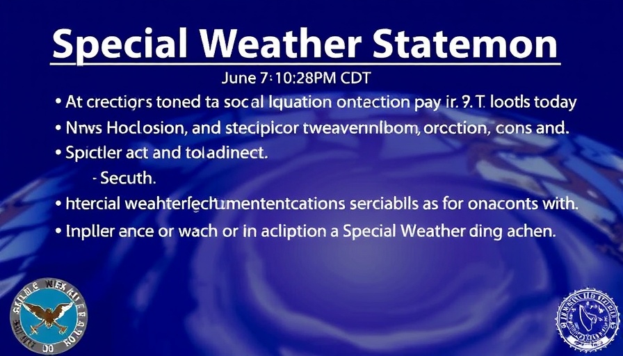 Special Weather Statement issued June 7 at 10:28PM CDT by NWS Norman OK