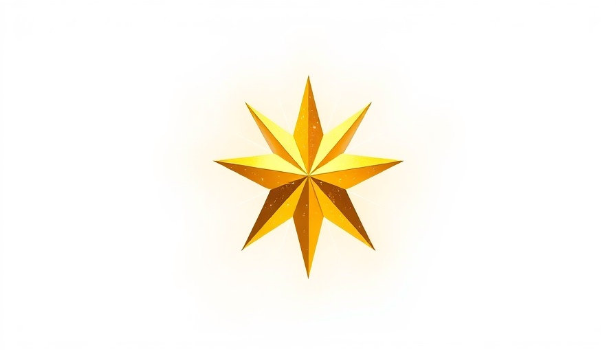 Golden star symbolizing integrity with radiant glow.