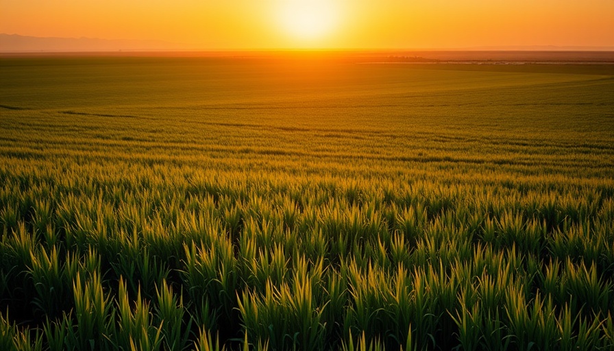 Serene green field under sunset for Prayer Against Anxiety and Fear