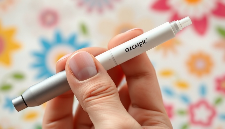 Ozempic pen close-up, relevant to foods to eat on Ozempic.