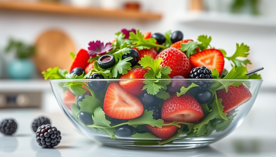 meal planning with fruits salad in a bowl